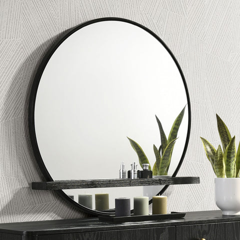 Espejo para cómoda Arini negro
