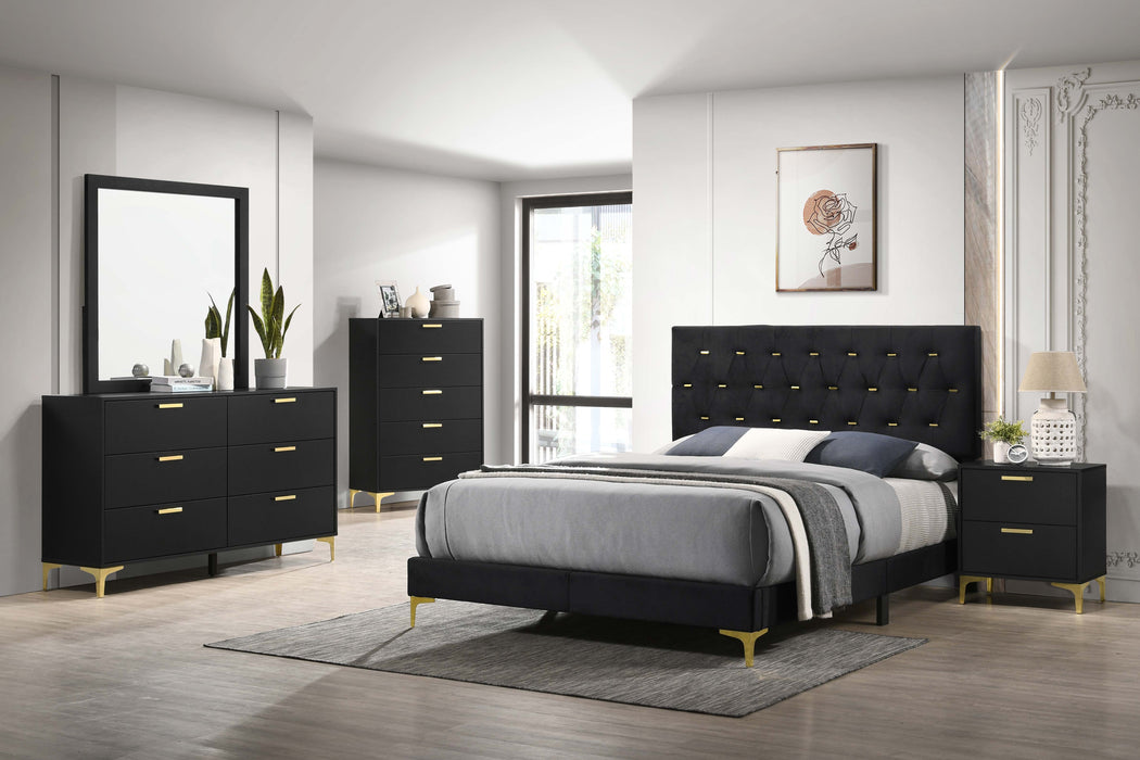 Coaster Kendall 6-Piece California King Bedroom Set Black