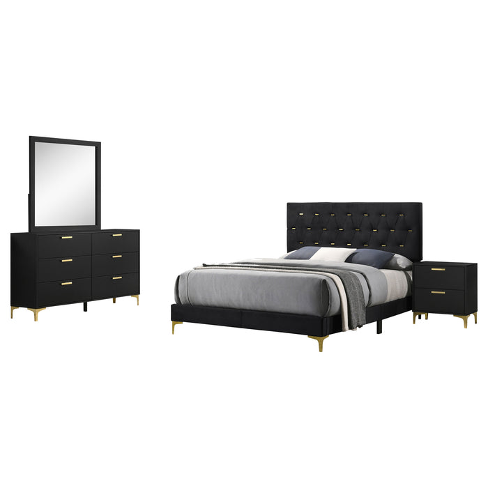 Kendall 5-piece Queen Bedroom Set Black