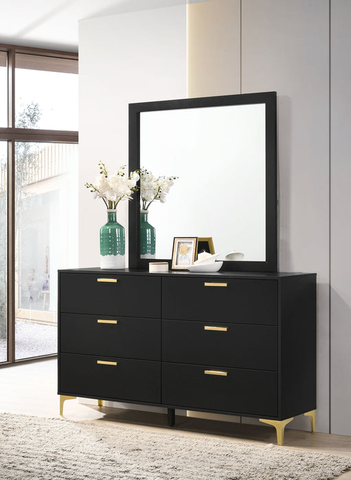 Kendall 6-drawer Dresser with Mirror White