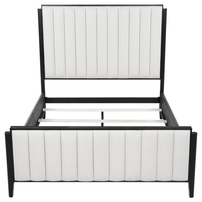 Brookmead 60-inch Upholstered Bed Black