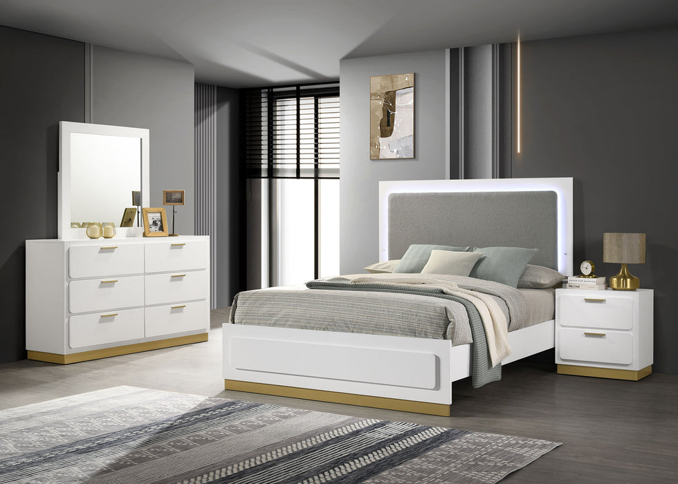 Caraway 5-piece Queen Bedroom Set White