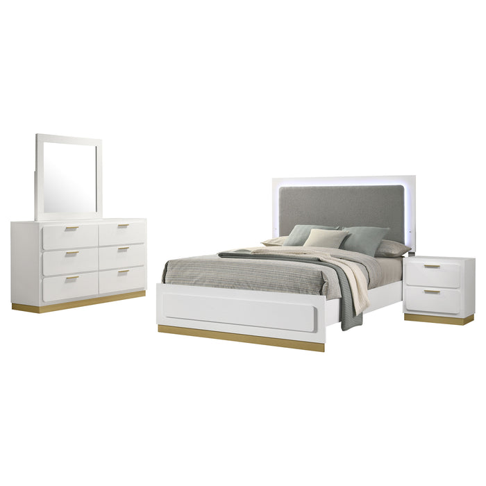 Caraway 5-piece Queen Bedroom Set White