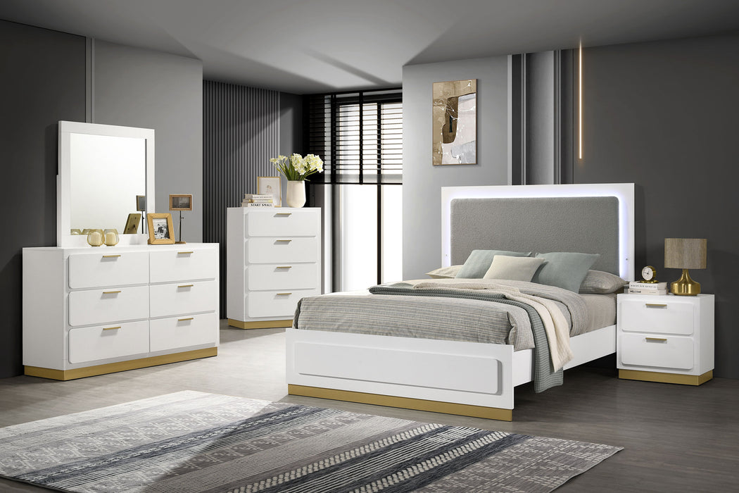 Coaster Caraway 6-Piece Queen Bedroom Set White