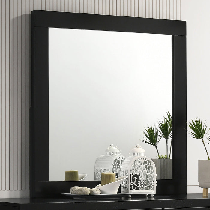 Caraway Dresser Mirror White