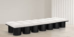 Pavilion Boucle Fabric Upholstered 14pc. Modular Bench