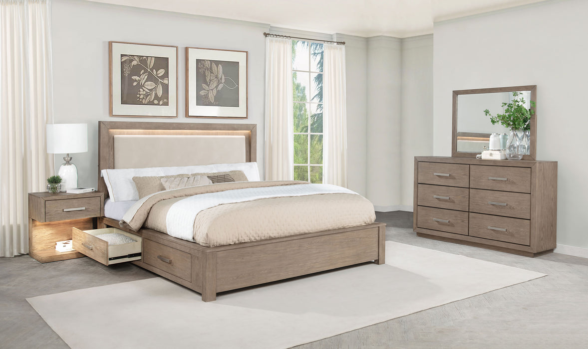 Kenora 5-piece Queen Bedroom Set Barley Brown