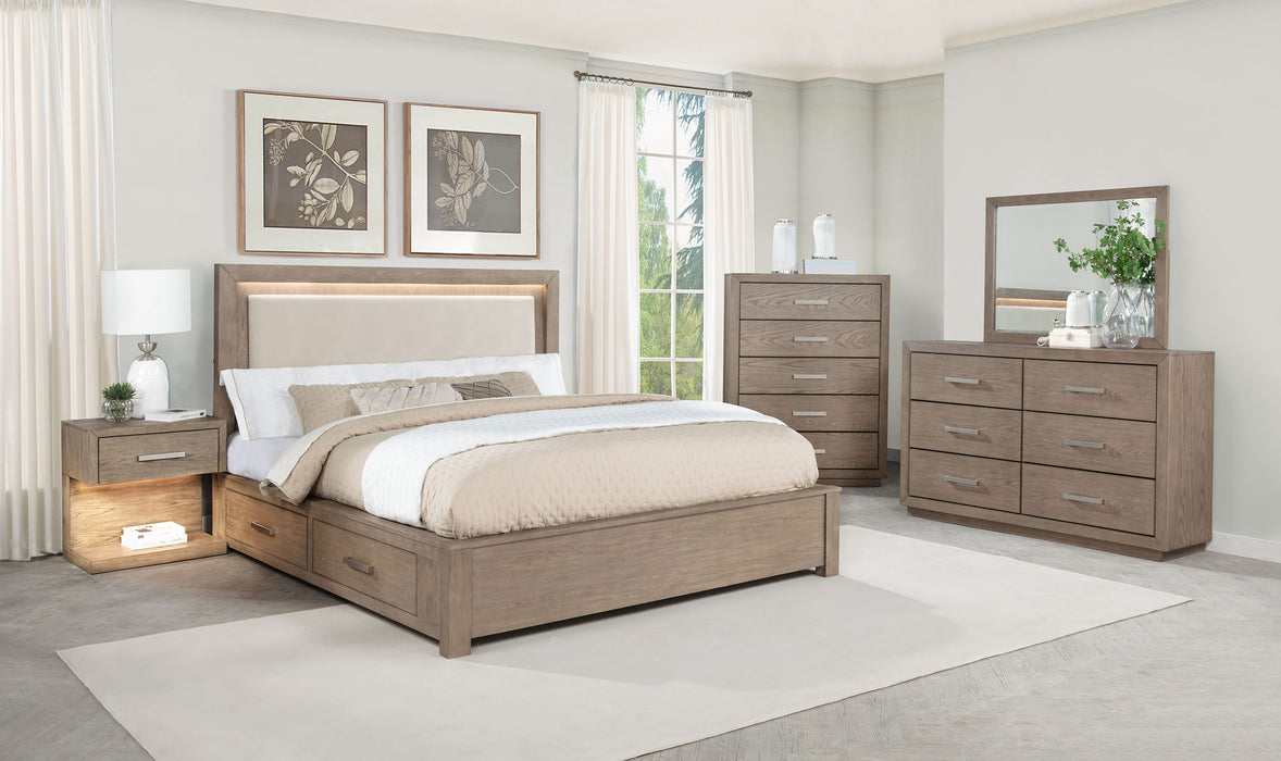 Coaster Kenora 6-Piece Queen Bedroom Set Barley Brown