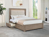 Kenora 56-inch LED Storage Bed Barley Brown