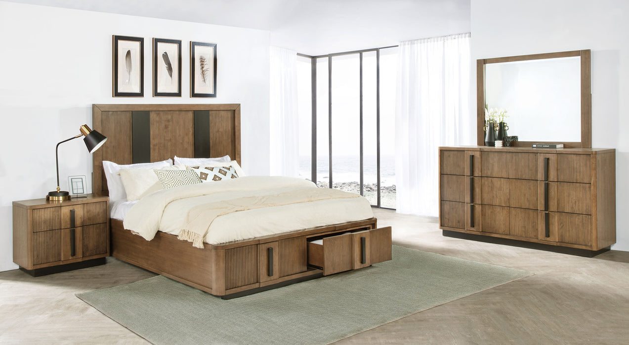 Terrace 5-piece Eastern King Bedroom Set Ash Brown
