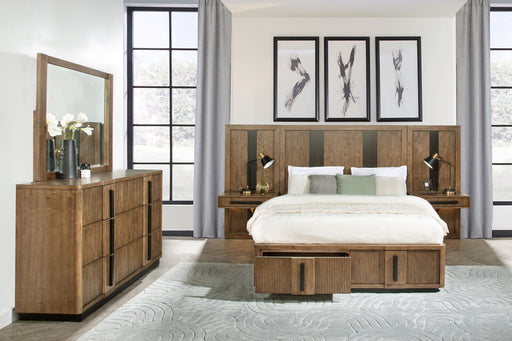 Coaster Terrace 6-Piece Eastern King Panel Bedroom Set Ash Brown