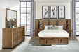 Coaster Terrace 6-Piece Queen Panel Bedroom Set Ash Brown
