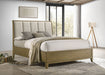 Granada Upholstered Panel Bed Natural Pine