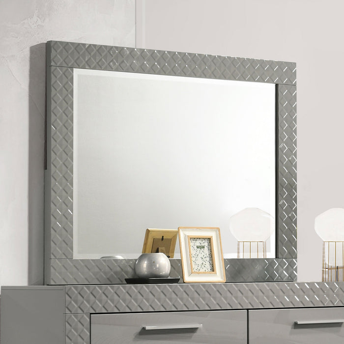 Ives Dresser Mirror White High Gloss