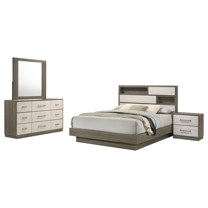 Fenwick 5-piece Eastern King Bedroom Set Grey Oak
