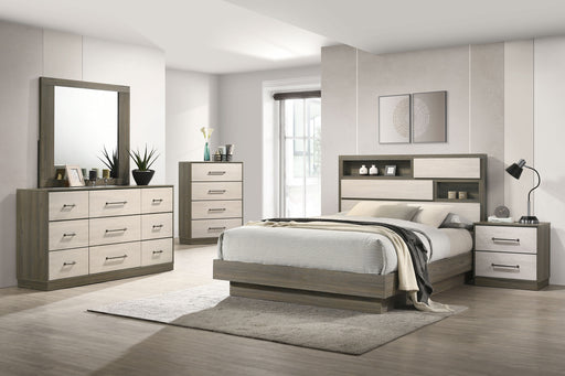 Coaster Fenwick 6-Piece Queen Bedroom Set Grey Oak