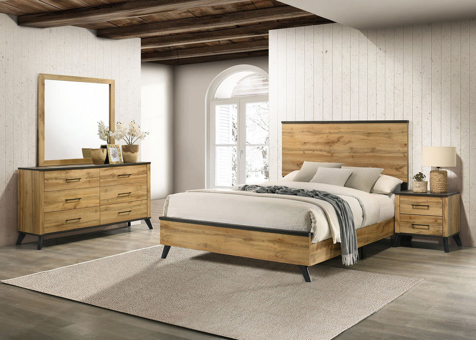 Kaywood 5-piece Queen Bedroom Set Natural Pine