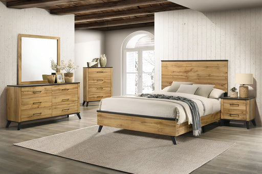 Coaster Kaywood 6-Piece Queen Bedroom Set Natural Pine