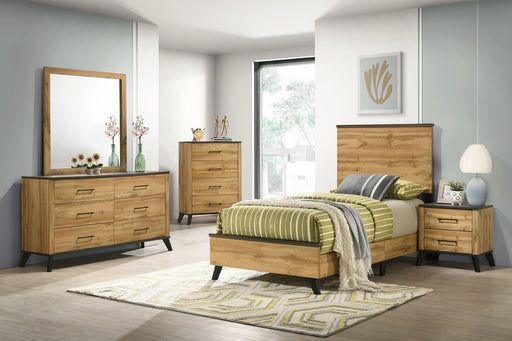 Coaster Kaywood 6-Piece Twin Bedroom Set Natural Pine
