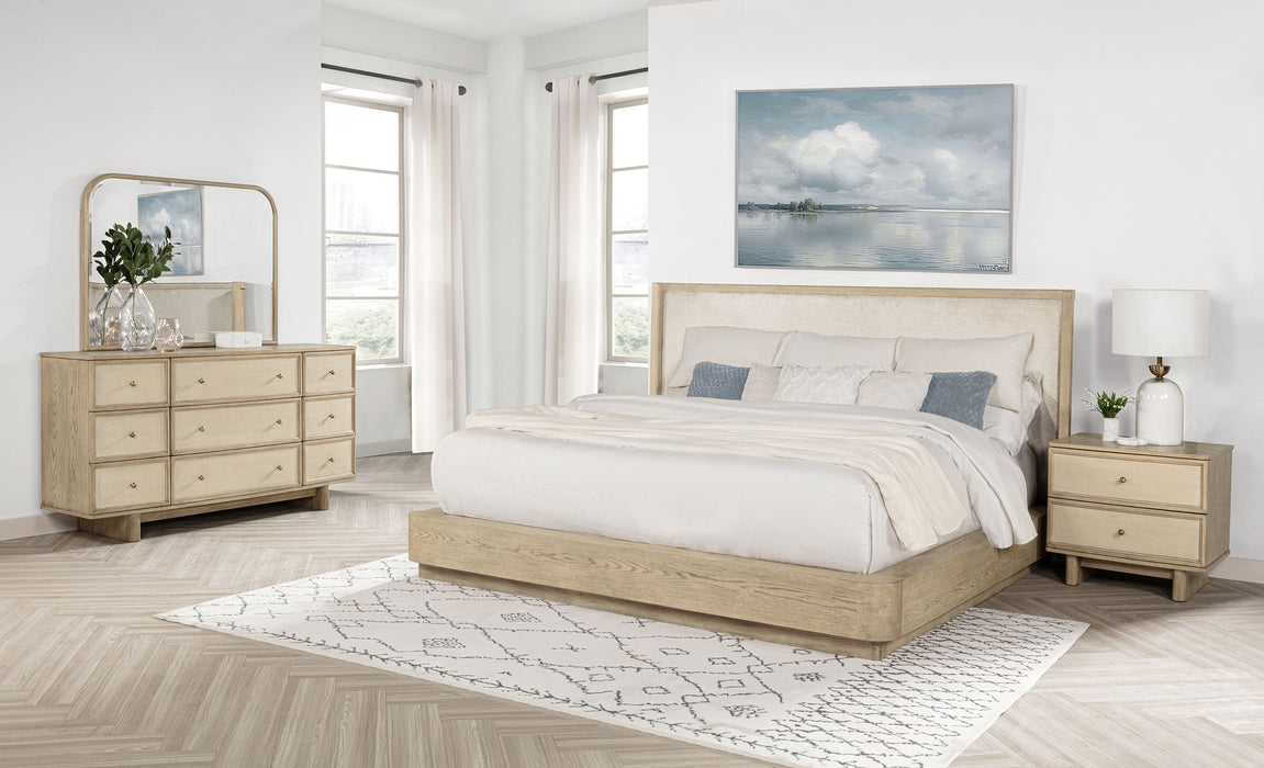 Kailani 5-piece Queen Bedroom Set Beige Oak