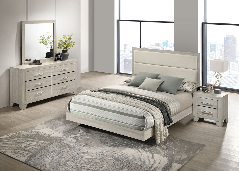 Trenton 5-piece Full Bedroom Set Rustic Cream