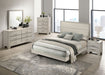 Coaster Trenton 6-Piece Full Bedroom Set Rustic Cream