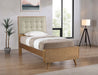 Robyn Wood Platform Bed Light Ash