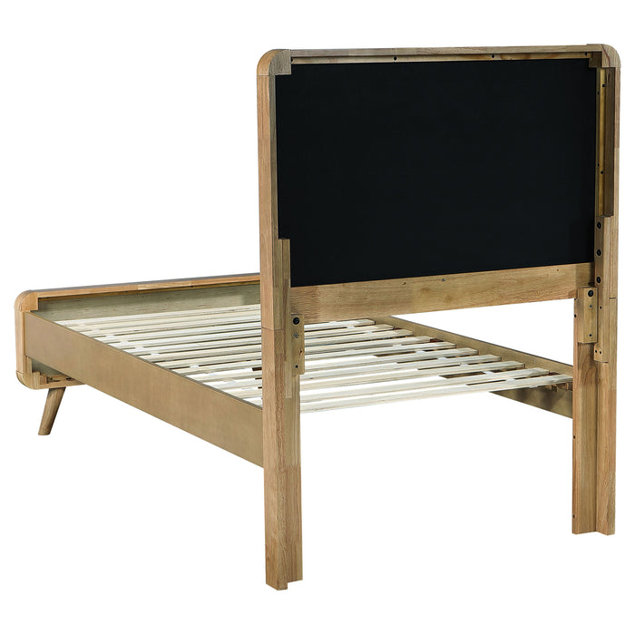 Robyn Wood Platform Bed Light Ash