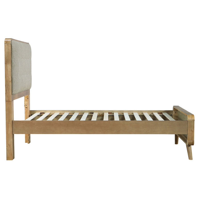Robyn Wood Platform Bed Light Ash