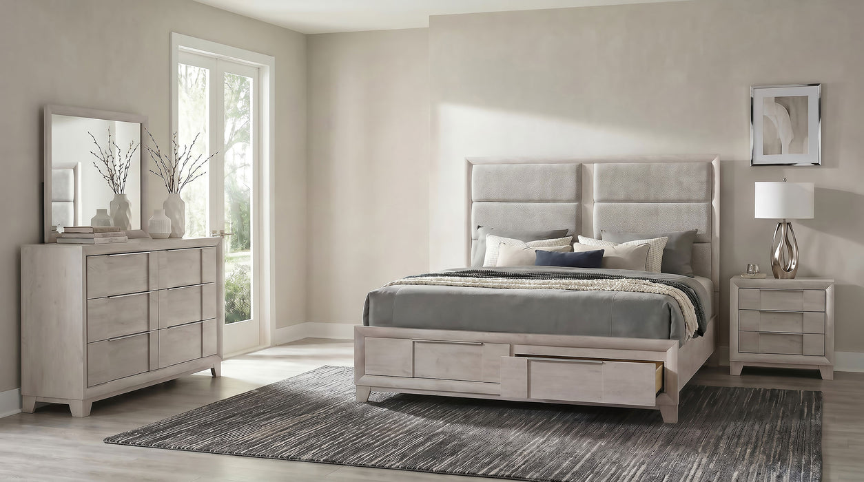 Farre 5-piece Queen Bedroom Set Washed Grey