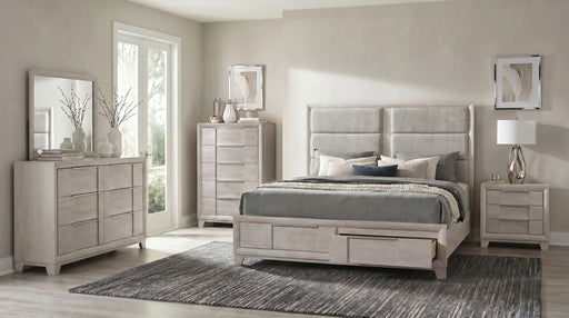 Coaster Farre 6-Piece Queen Bedroom Set Washed Grey with 60-Inch Headboard (Model 225110Q-S5)