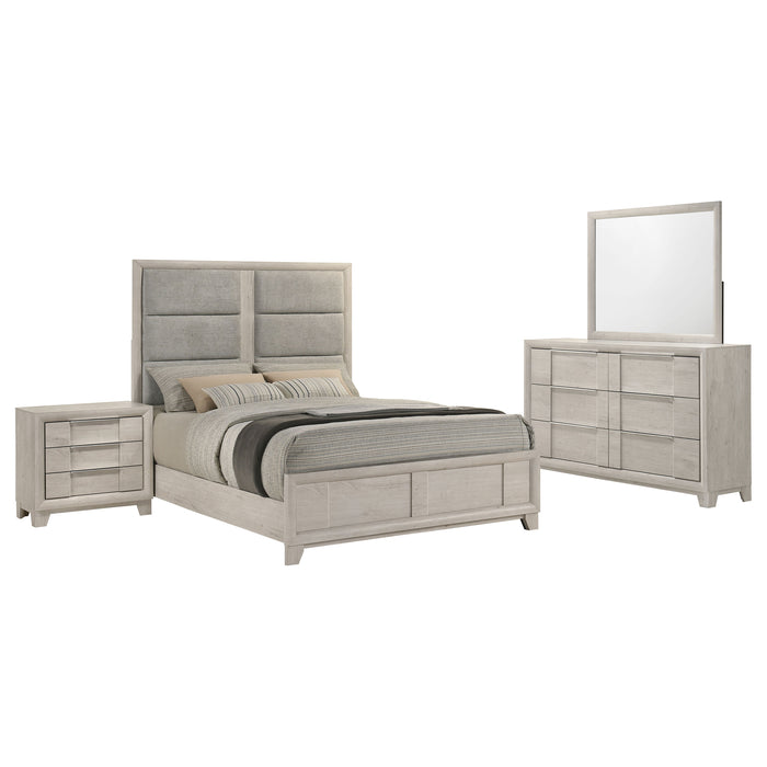 Farre 5-piece Queen Bedroom Set Washed Grey