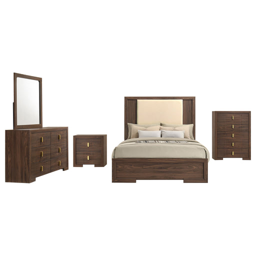 Coaster Etienne 6-Piece Full Bedroom Set Walnut