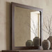 Etienne Square Dresser Mirror Walnut