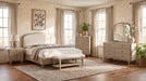 Coaster Lucaire 6-Piece Eastern King Bedroom Set Sandstone