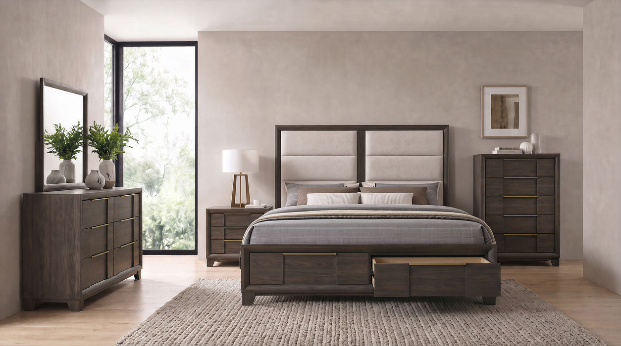 Coaster Farre 6-Piece Eastern King Storage Bedroom Set Dark Brown