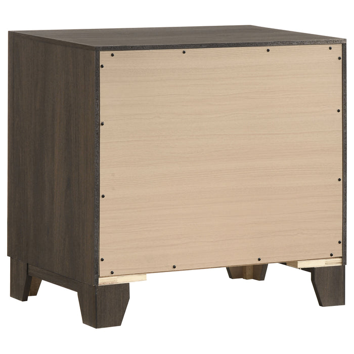 Farre 3-drawer Nightstand Bedside Table Dark Brown