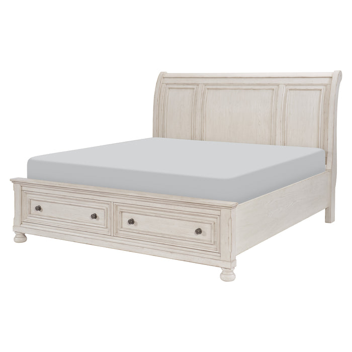 Bethel Platform Bed with Footboard Storage