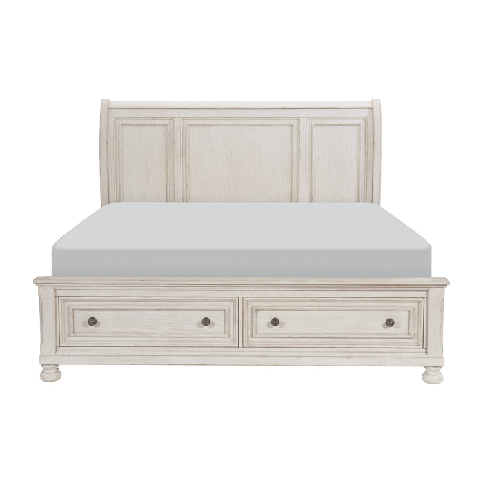 Bethel Platform Bed with Footboard Storage