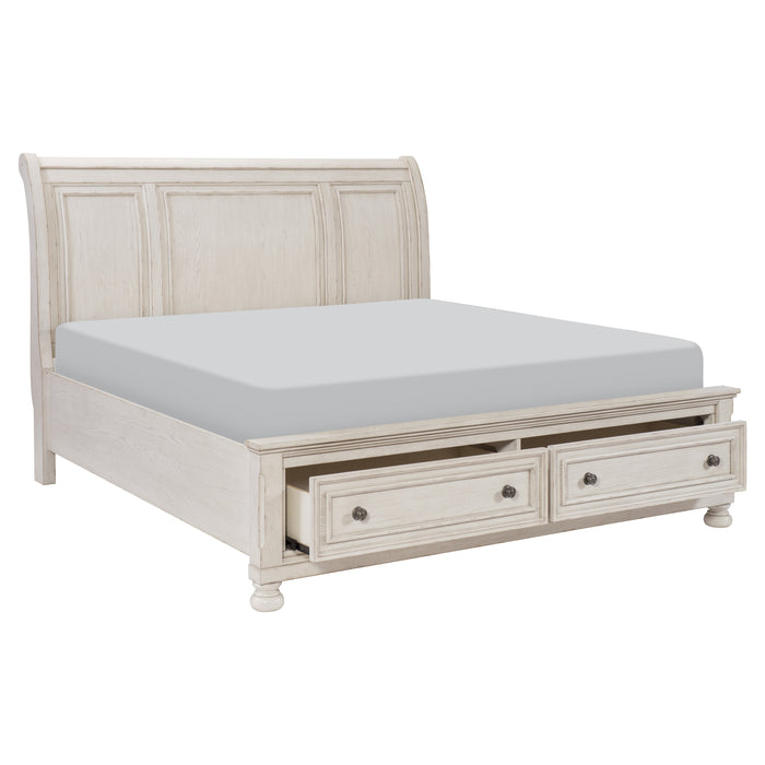 Bethel Platform Bed with Footboard Storage