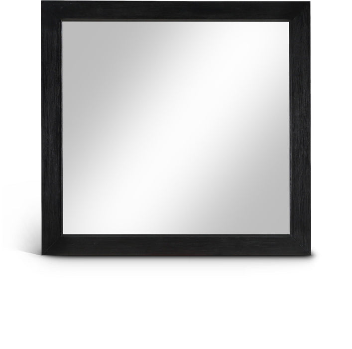 Fairfax 38" W X 40" H Solid Wood And Oak Veneer Frame Mirror