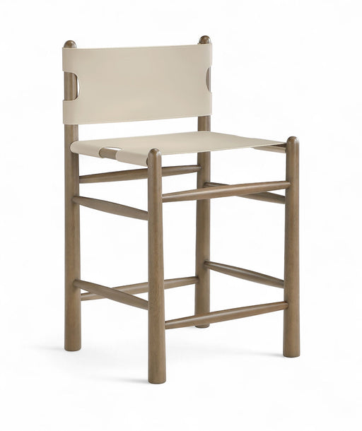 Santos Vegan Leather Upholstered Counter Stool