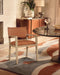 Avon Vegan Leather Dining Arm Chair