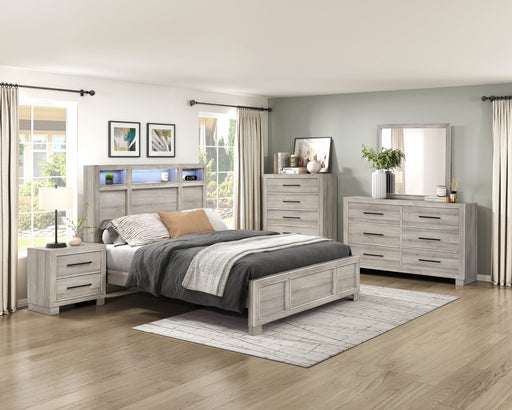 Everett Bedroom Set in As Shown - bedroom room scene