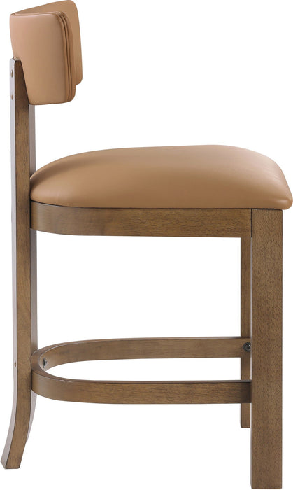 Lavrin Vegan Leather Upholstered Counter Stool