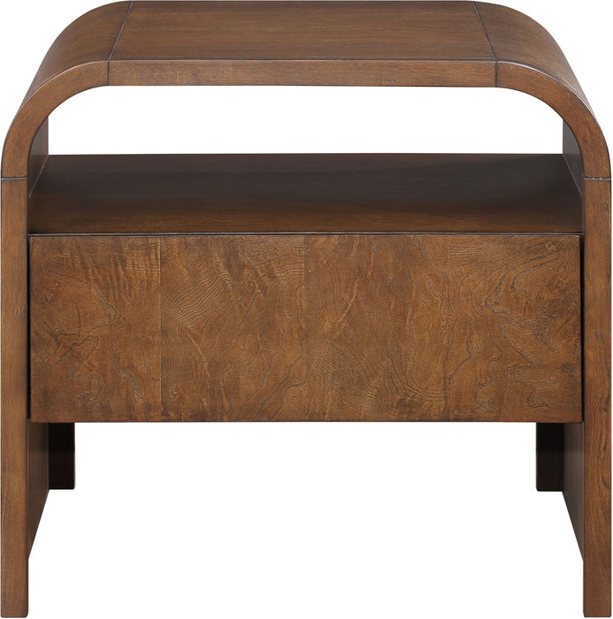 Giada 26" Solid Wood And Veneer Nightstand