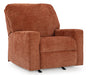Aviemore Oversized Accent Ottoman - Orange