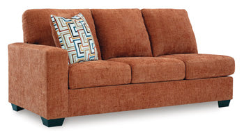 Aviemore Oversized Accent Ottoman - Orange