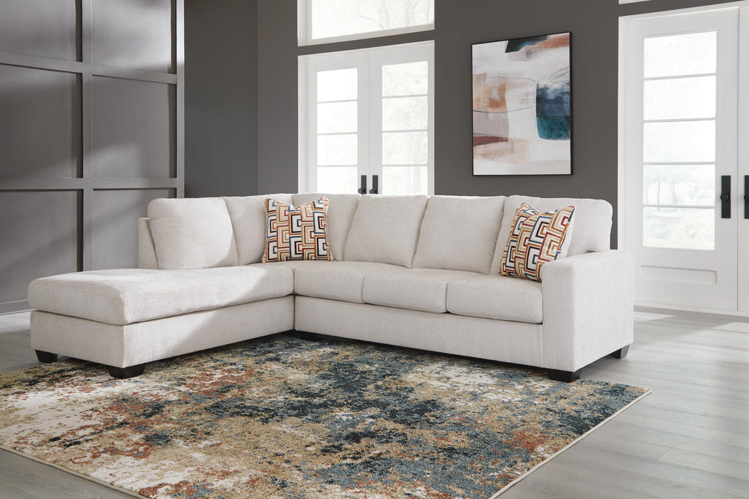 Aviemore 2-Piece Sectional with Chaise - Stone - Left side