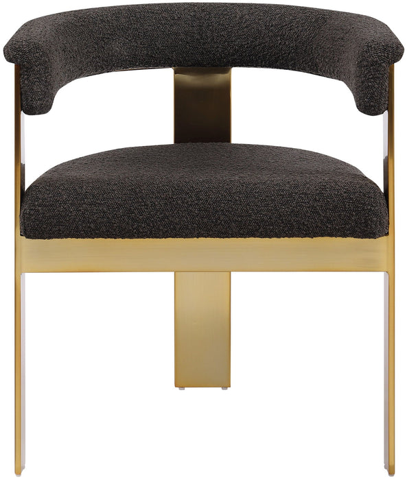 Romeo Boucle Fabric Upholstered Dining Chair